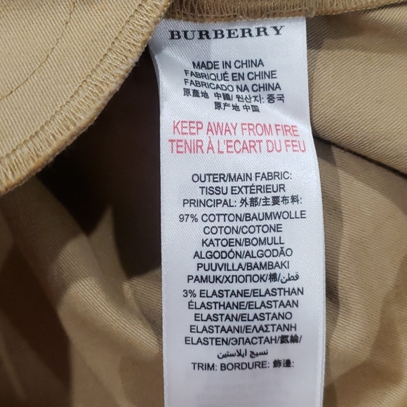 Burberry Amber Trench Dress Size 4Y - Picture 9 of 14